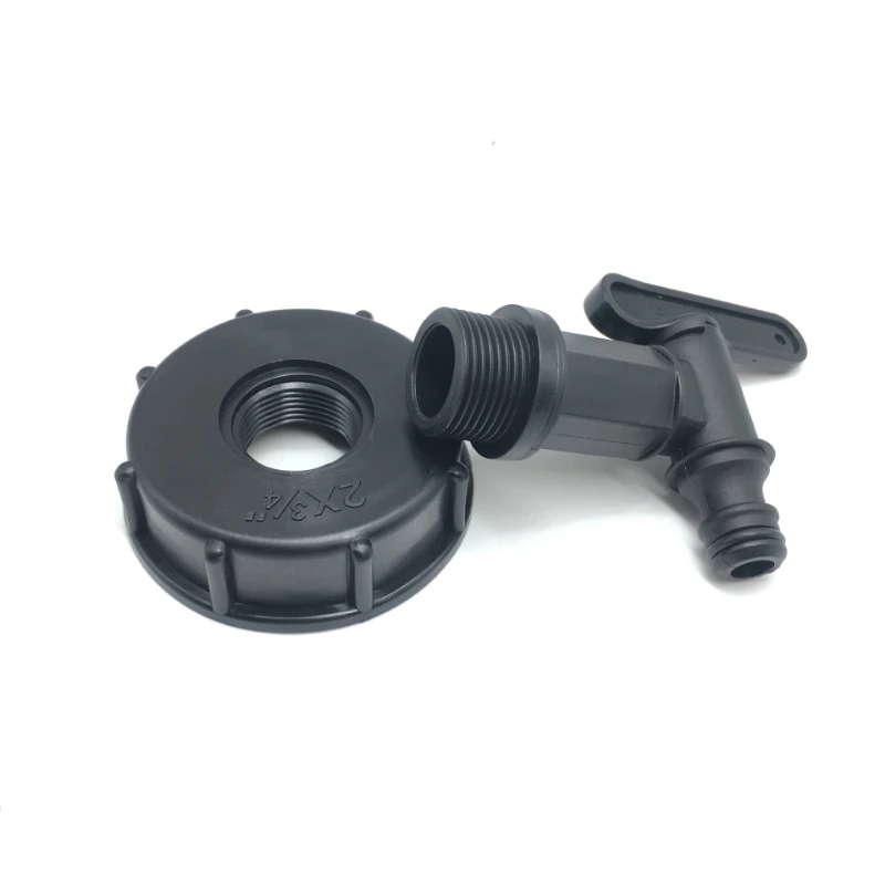 

1/2quot 3/4quot Female Thread IBC Tank Adapter Water Tap Connectors Valve Replacement Fittings Garden Irrigation Connection Tool