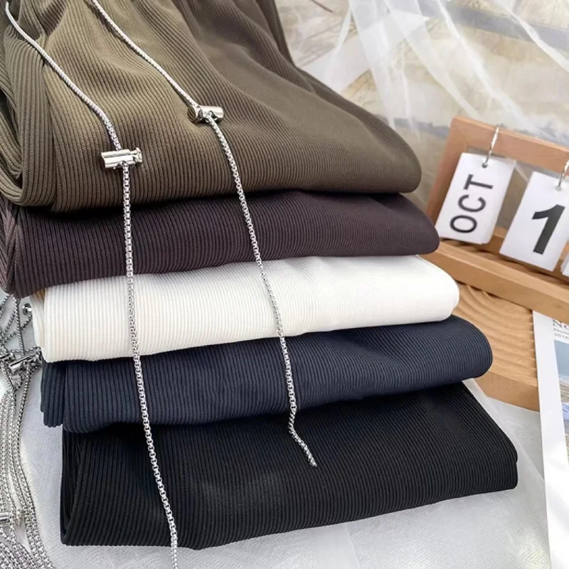 

Брюки трикотажные в полоску, на осень/зиму, 23603