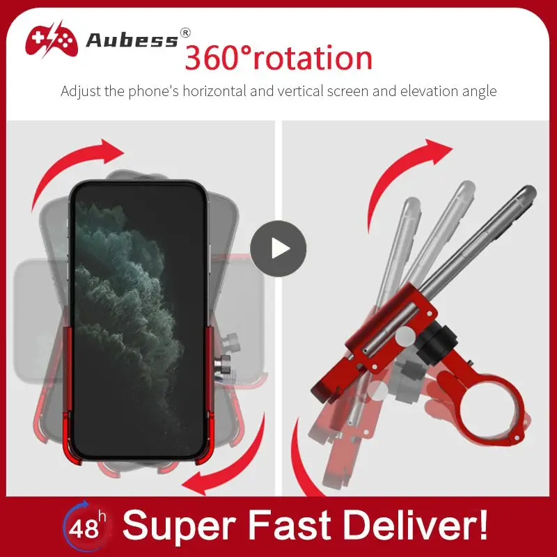 

GUB P30 Bike Mount Aluminum Alloy MTB Bicycle Mobile Phone Holder Electric Motorcycle Navigation Phone Holder Bike Accessories