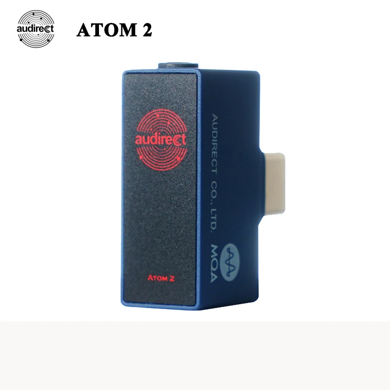 

Портативный усилитель Hilidac Audirect Atom2 MQA HiFi USB DAC/AMP ES9281AC DSD512 32 бит/768 кГц Type C/ Lightning Atom 2