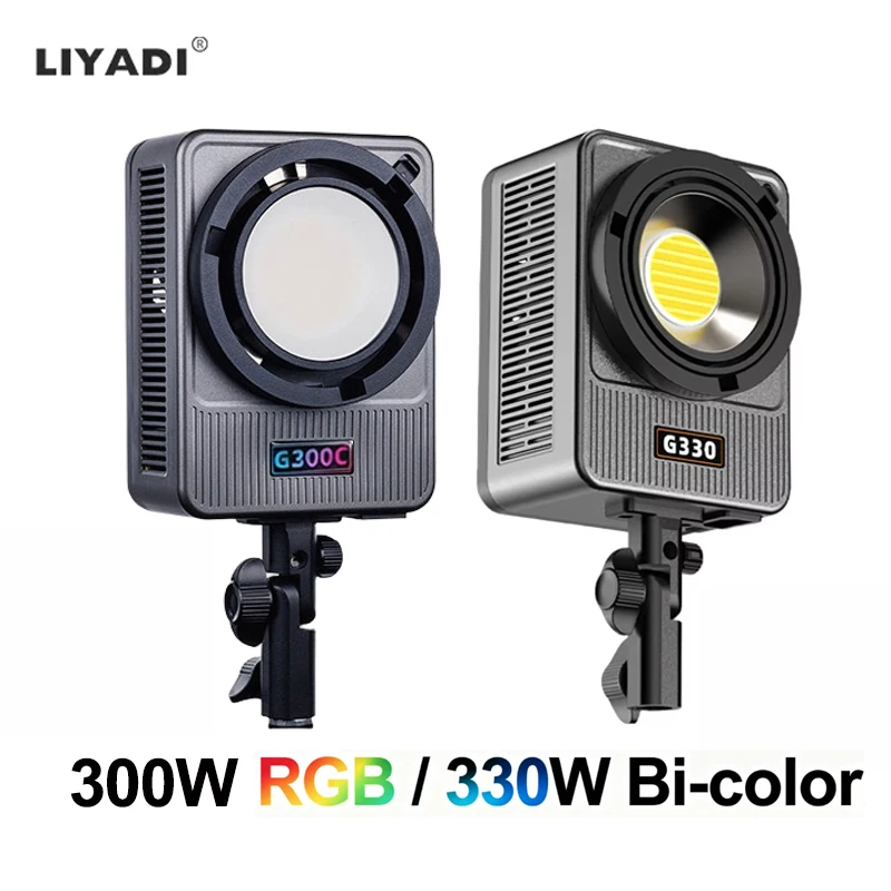 LIYADI 300W200W LED-видеосвет 2700K-6500K RGB, полноцветный профессиональный осветитель COB для фотографии и видеосъемки в студии. (art.: 3920dcda22192) - 3920dcda22192