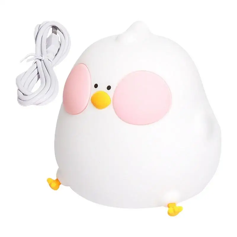 

Animal Night Lamp 7 Colors Baby Night Light Cute Animal Night Light Soft Silicone LED Lamp With Touch Sensor Nursery Light