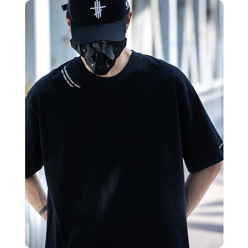 

Уличная одежда в стиле Харадзюку унисекс, Мужская одежда, футболка в стиле оверсайз, Однотонная футболка с коротким рукавом, лето 2022, Свобод...