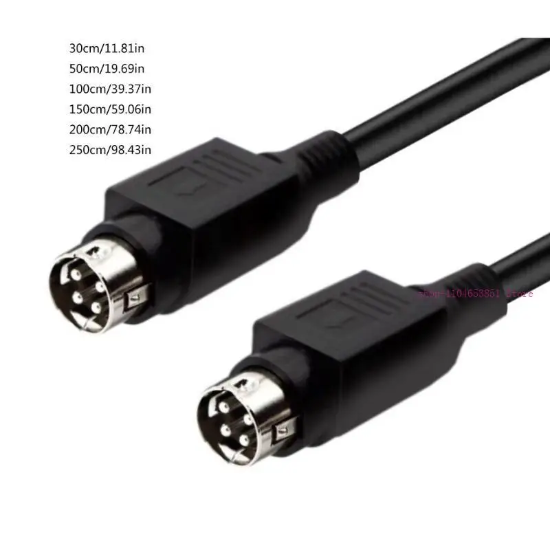 Фото 4PIN DIN -MALE -MALE ADAPTERS Extension Cable для R1700BTR1600TIII Динамик Сплошной подключаемый шнур DIN 4PIN мужской проволока №1