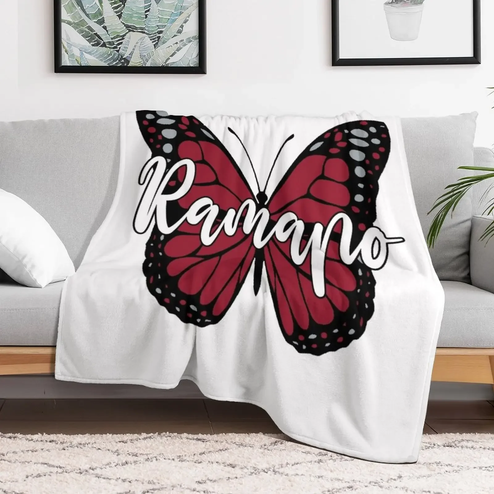Фланелевое одеяло Ramapo с бабочкой