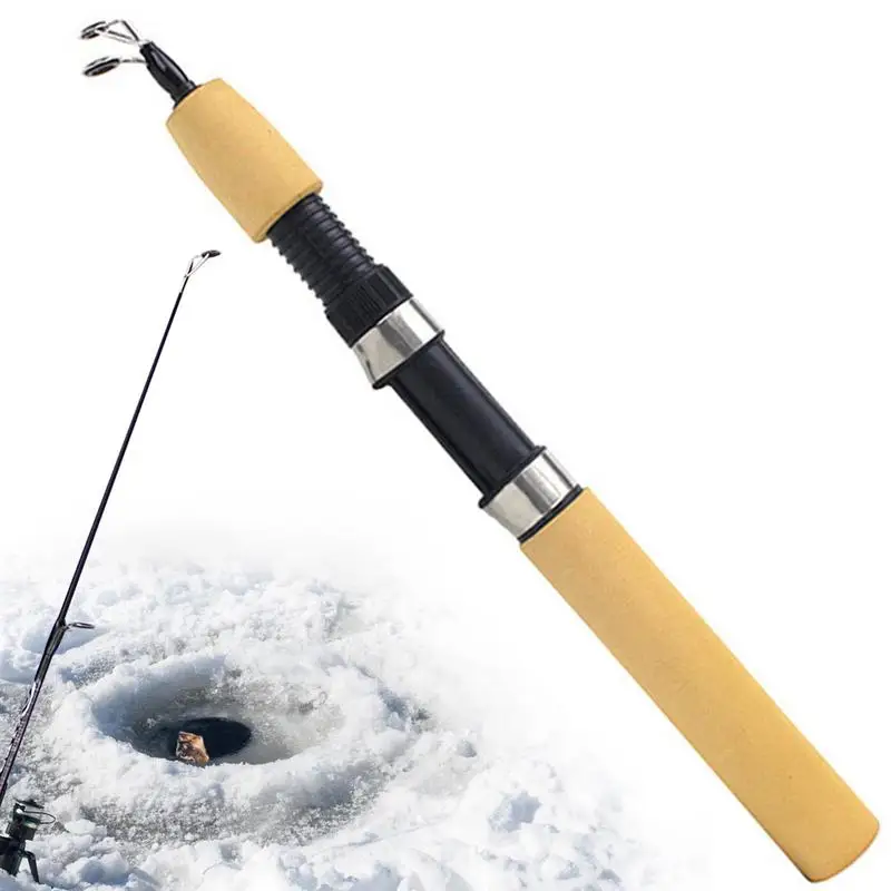 

Winter Fishing Rod Mini Ice Fishing Rod Winter Mini Fishing Pole Lure Ice Fishing Stick Outdoor Fishing Equipment For Men