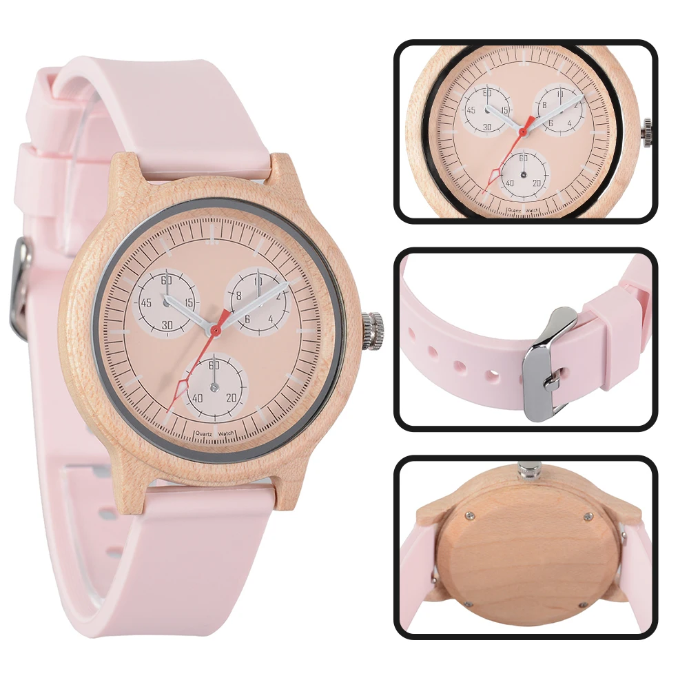 Wooden Watch,Simple Design,Multiple Color And Style Options,Couple Wristwatches Gif ,Women's Fashion Watch,Wood Watches For Men