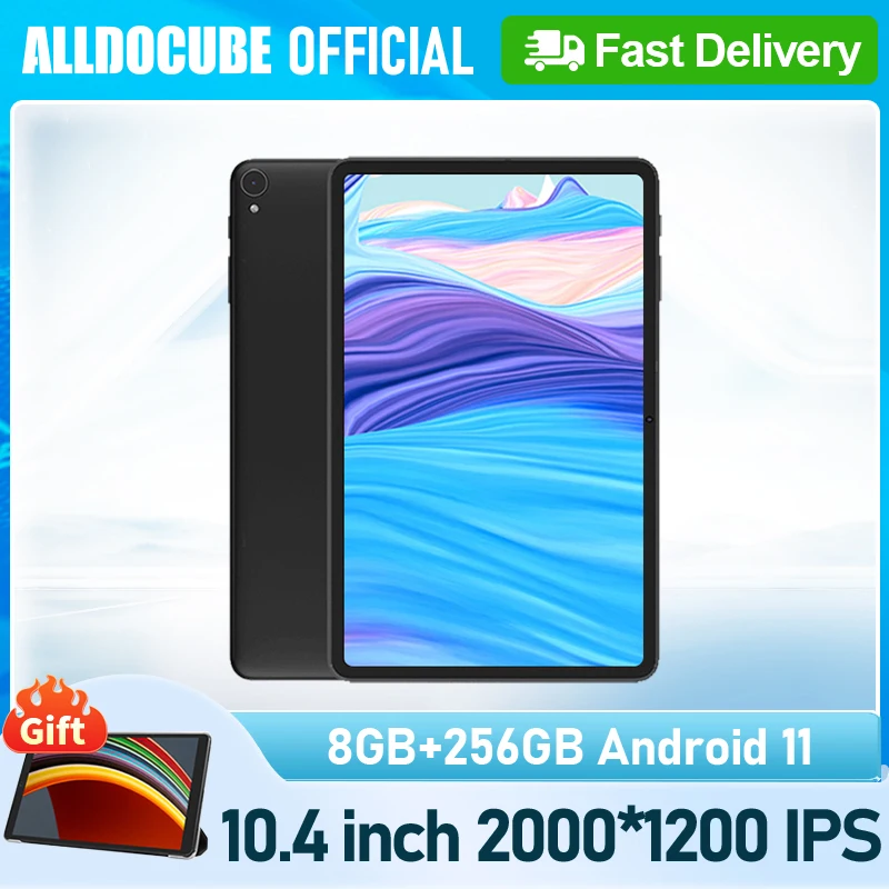 

Alldocube iPlay 40 Pro Tablet PC Android 11 8GB RAM 256GB ROM 10.4 2K Screen Unisoc T618 Dual 4G SIM 5G Wi-Fi