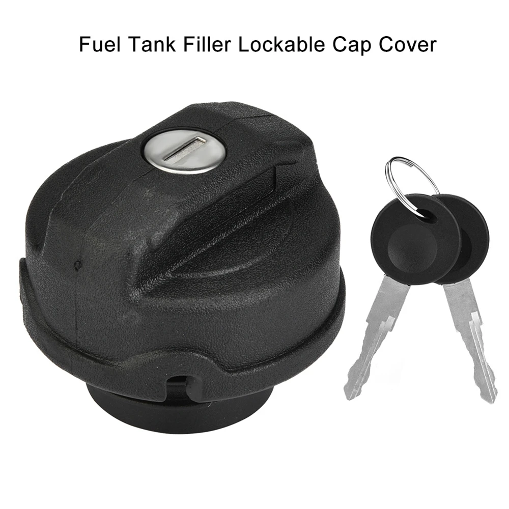 

​New Fuel Petrol Locking Tank Filler Cap W/ 2 Keys For 191201551A 191201551 Exquisite Workmanship Good Sealing Performance