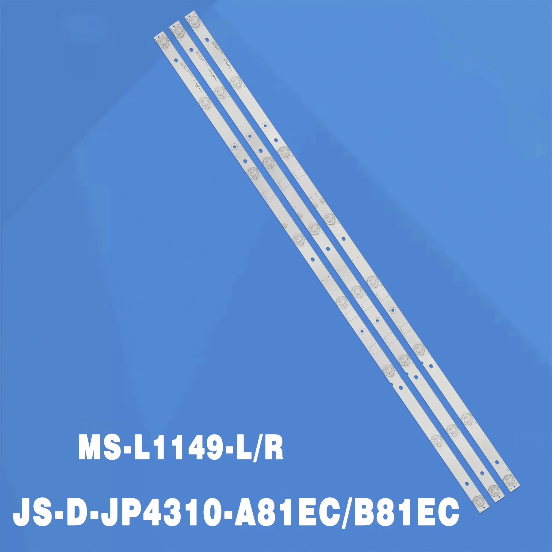 

LED backlight strip lamp for akai 43 inch TV JS-D-JP4310-A81EC JS-D-JP4310-B81EC E43DU1000 MCPCB MS-L1149-L/R R72-43D04-006-1 13