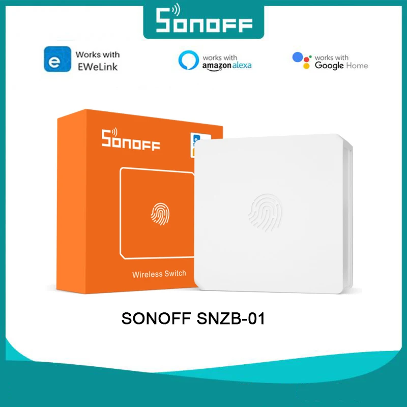 

SONOFF SNZB-01 Wireless Switch Smart Home Zigbee Version Zigbee Wireless Switchss Switch EWeLink APP Remote Control