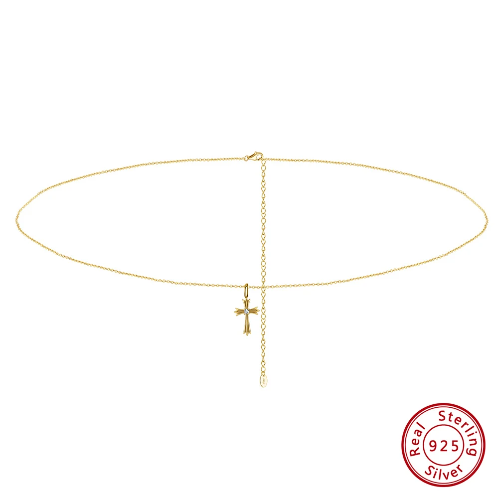 Kiss Mandy Из Стерлингового Серебра 925 Подвеска-крестик Подвески Женские Летние