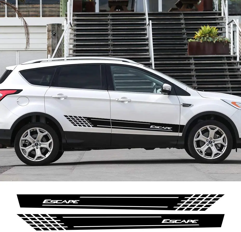 

HLLebw Car Stickers Vinyl Decal Graphic, for Ford Escape