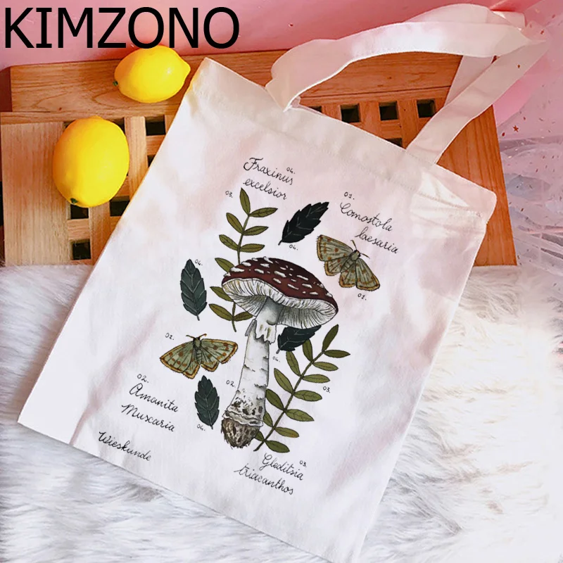 

Mushroom shopping bag shopper bolsa bolsas de tela canvas tote shopper bag reciclaje string sac cabas grab