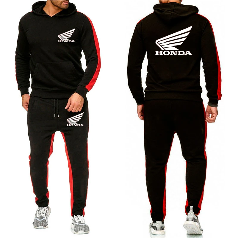 2022 мужская спортивная одежда толстовки и спортивные брюки Honda мужские хлопковые