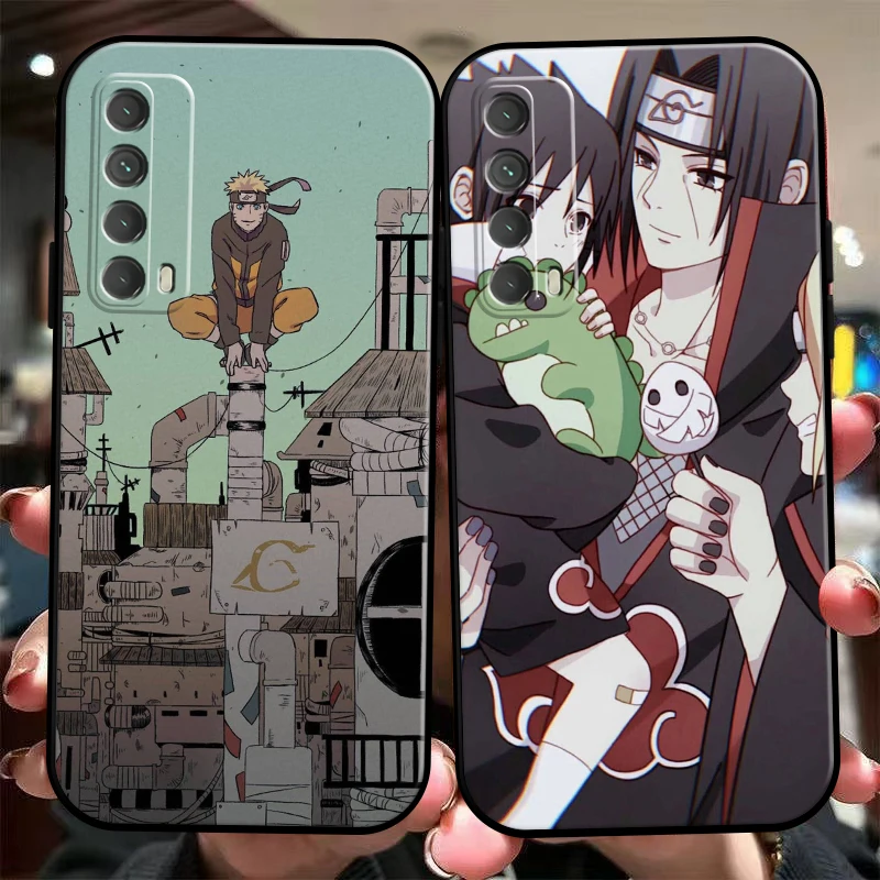 

Japan NARUTO Anime Phone Case For Huawei P Smart Z 2019 2021 P20 P20 Lite Pro P30 Lite Pro P40 P40 Lite 5G Coque Carcasa Funda