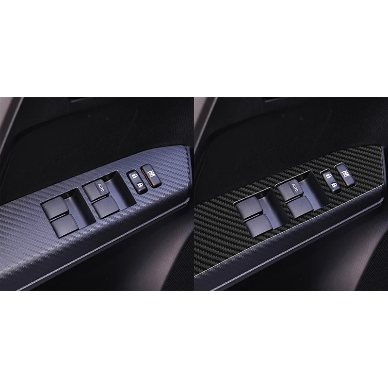 Для Toyota RAV4 2013 2014 2015 новый интерьер из углеродного волокна украшение для передней