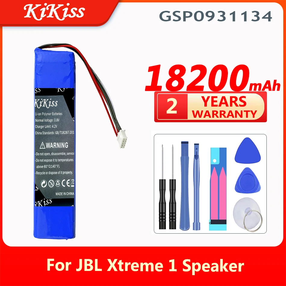 

18200mAh GSP0931134 Speaker Battery for JBL XTREME / Xtreme 1 / Xtreme1 Bluetooth Speaker Rechargeable Batteries with tools