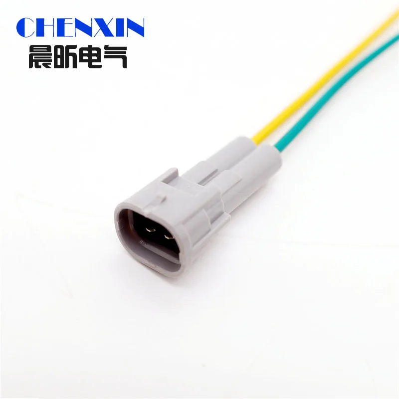 

2-контактный/направленный разъем для топливного инжектора, вилки с кабельным проводом, отрезок для Nissan Toyota Mazda Subaru 350Z 6189-0060 с 15 см 18AWG