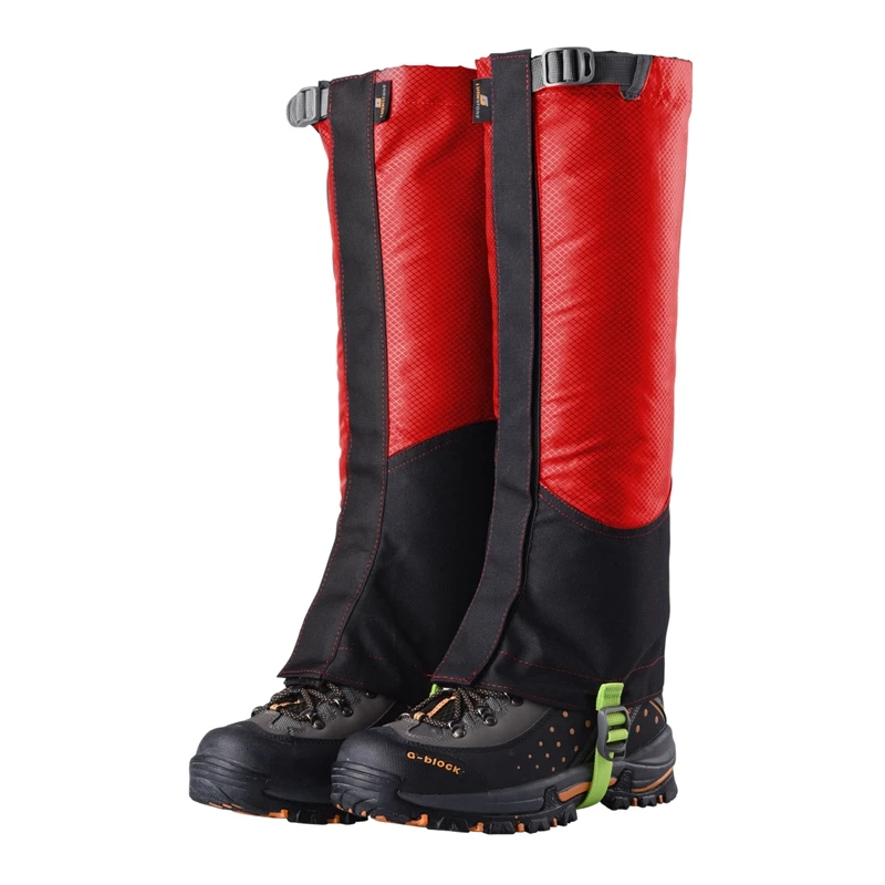 

Уличные гетры для ног, водонепроницаемые дышащие гетры для ботинок, для пеших прогулок, альпинизма, охоты, снега, лыж, накладки для ног L