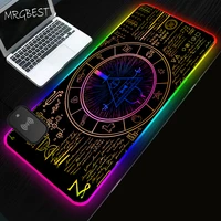 new function mobile phone charging mouse pad bill cipher rgb anime mousepad table computer desk mat laptop setup gaming play mat