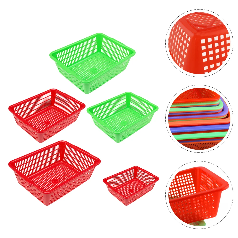 

5Pcs Convenient Practical Premium Home Basket Storage Basket Storage Container for Home Kitchen