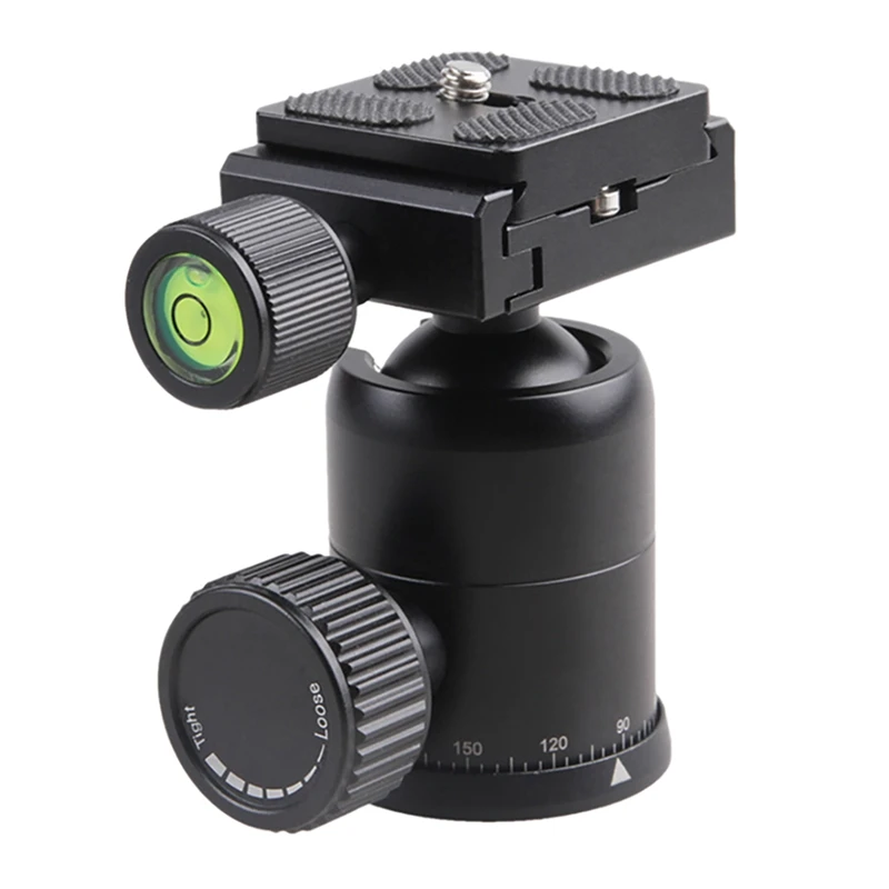 

SLR Camera Universal Ball Gimbal Professional Tripod Mini Ball Head Pan Head Quick Release Plate QQ66