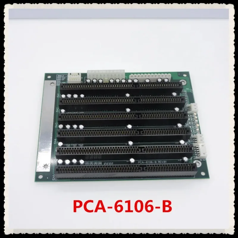 

New IPC 6*ISA PCA-6106-B PCA-6106 ISA Bus Slot Industrial passive backplane Half-size CPU Card Supports ATX/AT power interface