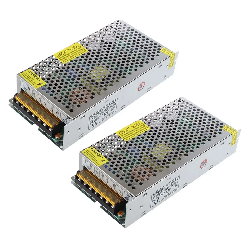 

2X DC 12V 10A Switching Power Supply Regulated Transformer With Short Circuit And Over Current Protection