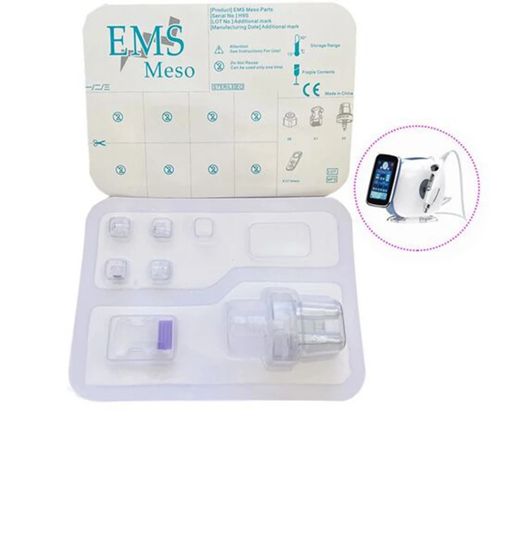 

EMS Сменная головка монокристаллического кремниевого чипа для пистолета для мезотерапии, без иглы, инъекция, увлажняющий мезопистолет
