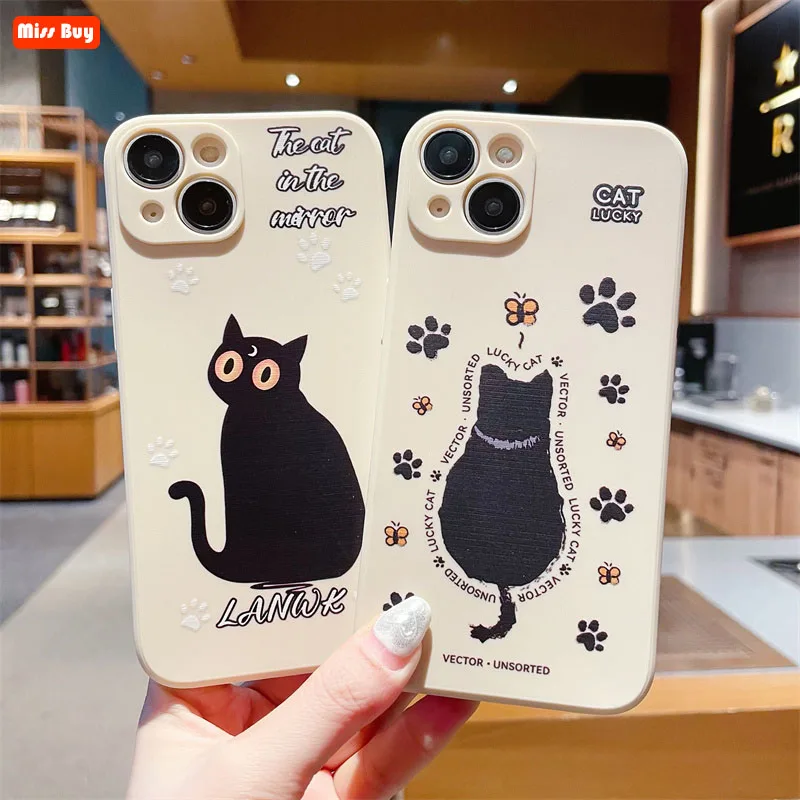 

Cute Cartoom Cat Wrist Band Bracket Holder Phone Case for Samsung galaxy A54 A34 S23 S20 S22 Ultra S21 FE S10 S8 S9 Plus Cover