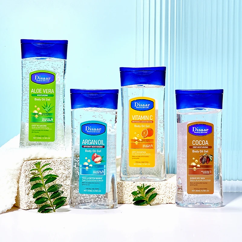 Увлажняющее масло для тела Disaar 200 мл гель гладкой кожи с витамином C эфирное