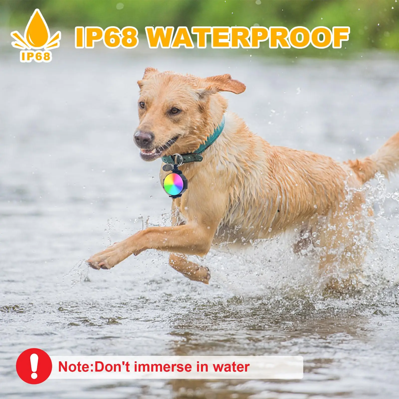 [В 2 упаковках] подарок для питомца 4 режима телефон собаки IP68 водонепроницаемый с