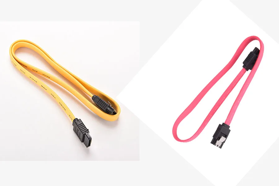 

1 шт. 40 см СЕРИЙНЫЙ SATA 3 RAID кабель SATA для жесткого диска сигнальные кабели Желтые красные прямые высокоскоростные Кабели SATA для передачи данных