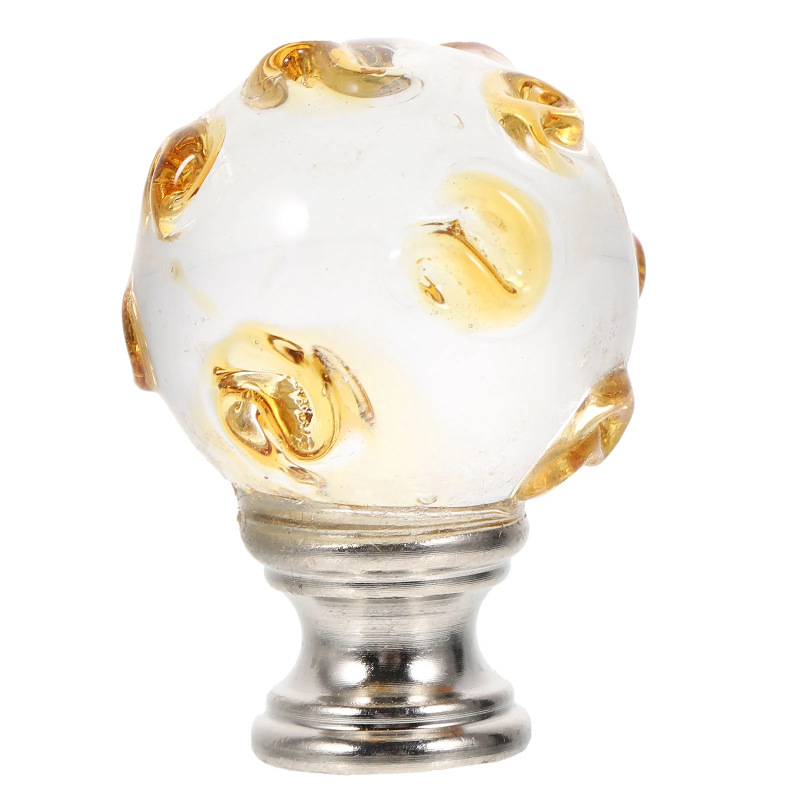 

Lampshades Floor Horn Frame Decorative Head Holder Harp Decorate 4X3X3CM Chic Light Knob Crystal