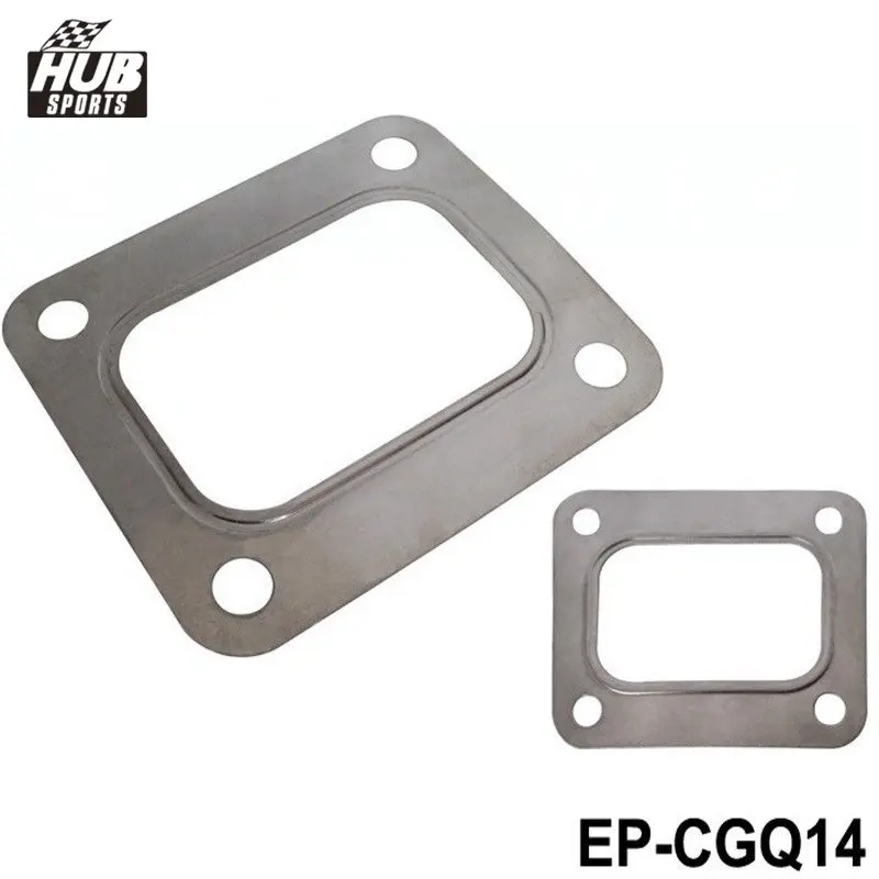 

10 шт./лот T04E T66 T70 GT35 GT40 T4 прокладка впускного отверстия турбины T4 фланцевая прокладка 4 болта нержавеющая сталь 304 HU-CGQ14