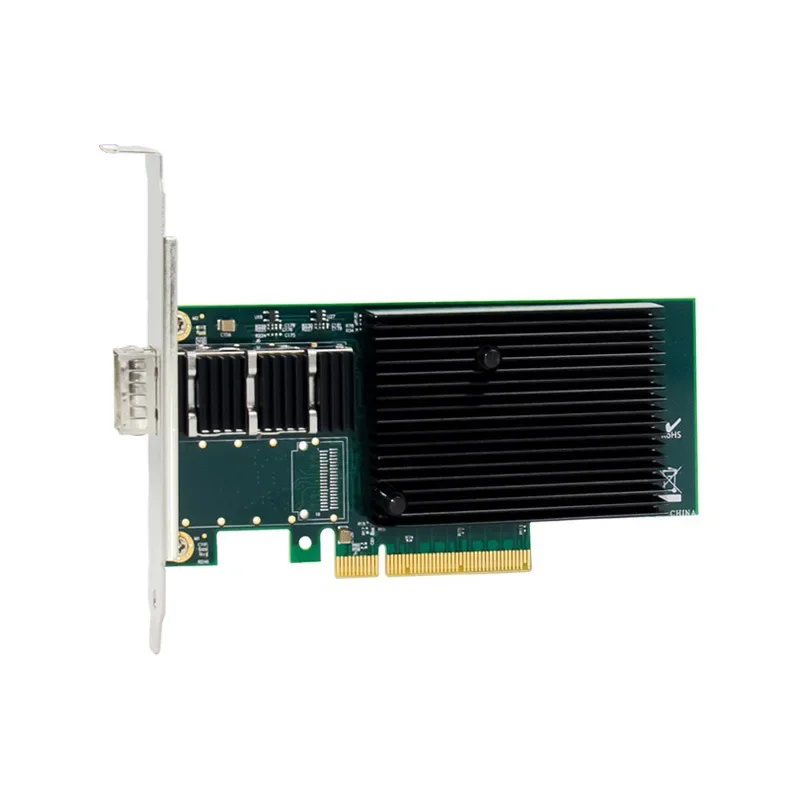 1-портовая оптоволоконная сетевая карта PCI-E X8 40GbE QSFP + 10000M PCIE 8X 10-гигабитная Intel XL710
