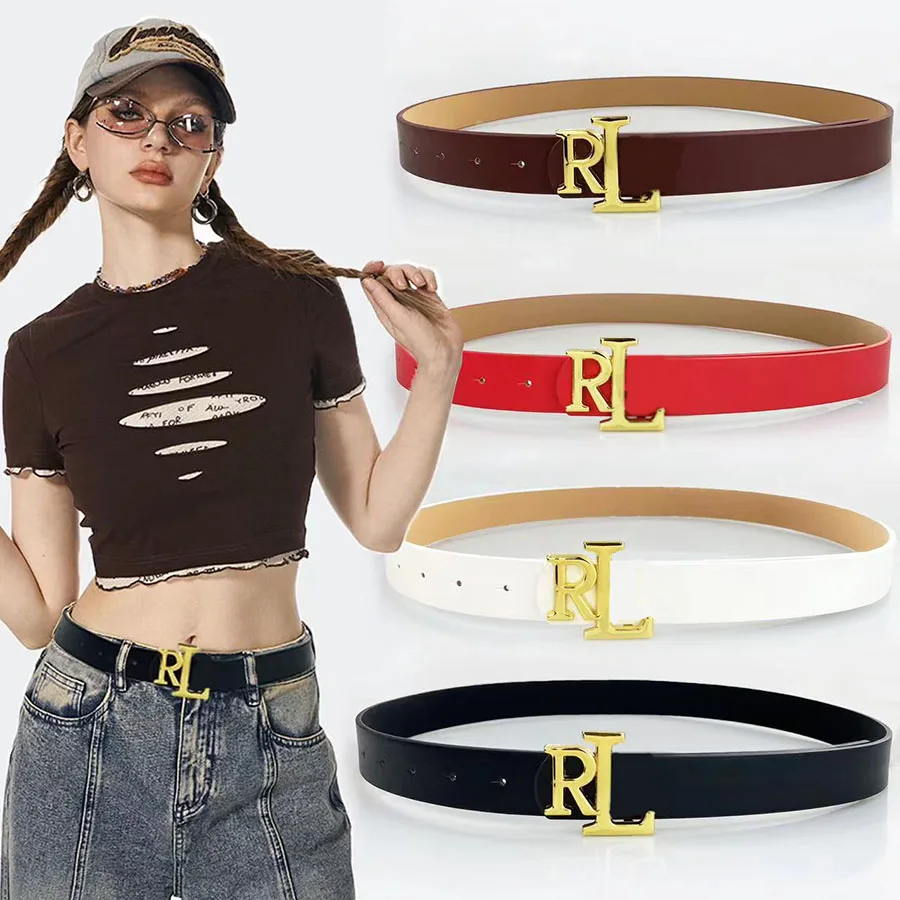 Роскошный Бренд Rll Женский Ремень Дизайнерская Искусственная Кожа Замша С