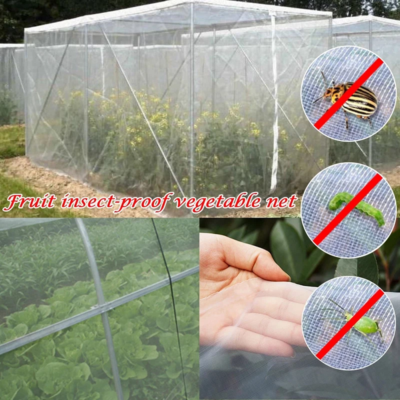 Garden Vegetable Insect Net Cover Plant Flower Care Protection Network Bird Insect Pest Prevention Control Mesh Long