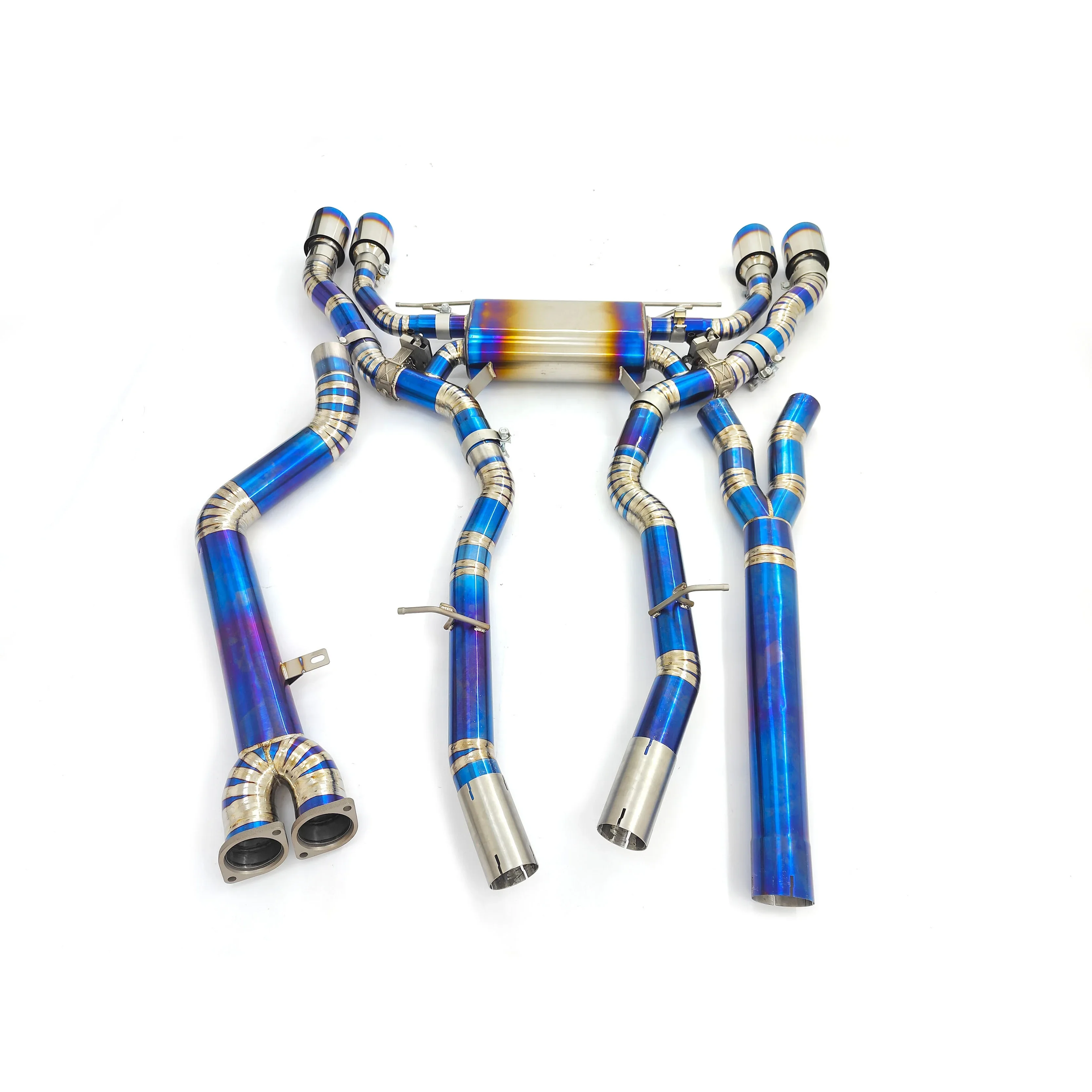 Вентилируемая Спортивная выхлопная система для S58 X3M F97/X4M F98 3 0 T 2018-2023 титановая