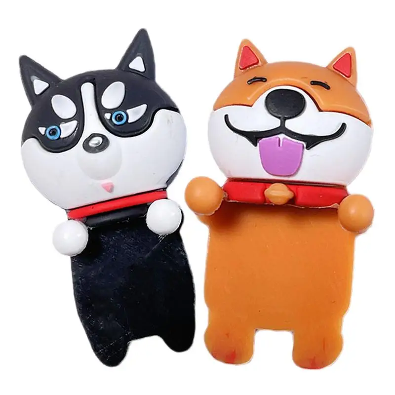 Лежащая собака для планшета силиконовая 3D статуя в форме лежачей собаки