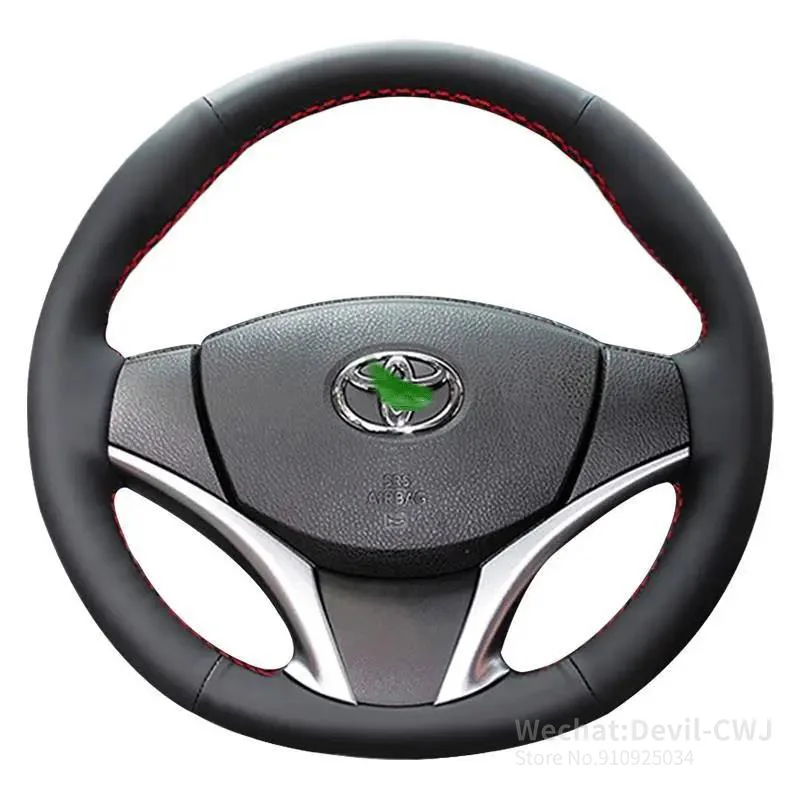

Alcantara Suede Leather For Toyota Yaris L Highlander Corolla RAV4 Levin Vios steering wheel cover Car Interior Accessories