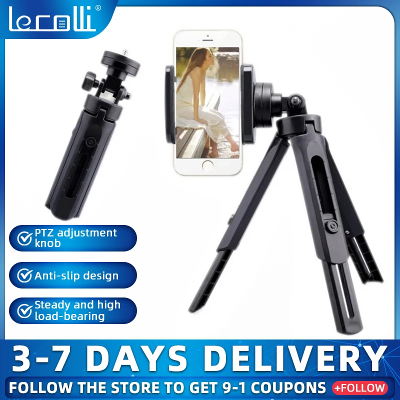 The New Tripod Stand Multi-function Mobile Phone Horizontal And Vertical Shooting Mini Tripod Camera Phone Stand