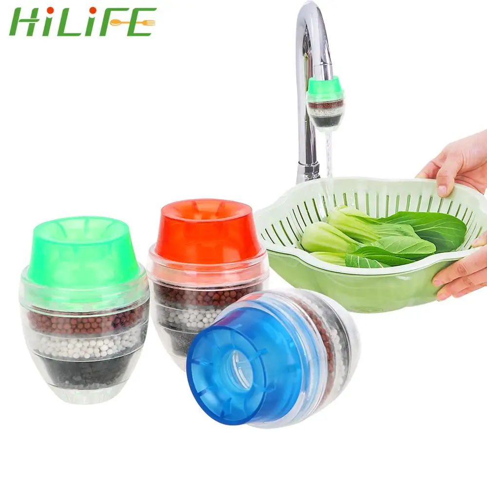 

HILIFE Faucet Tap Filter Home Improvement 5-layer Filter Tap water Clean Activated Carbon Kitchen Accessories Water Purifier