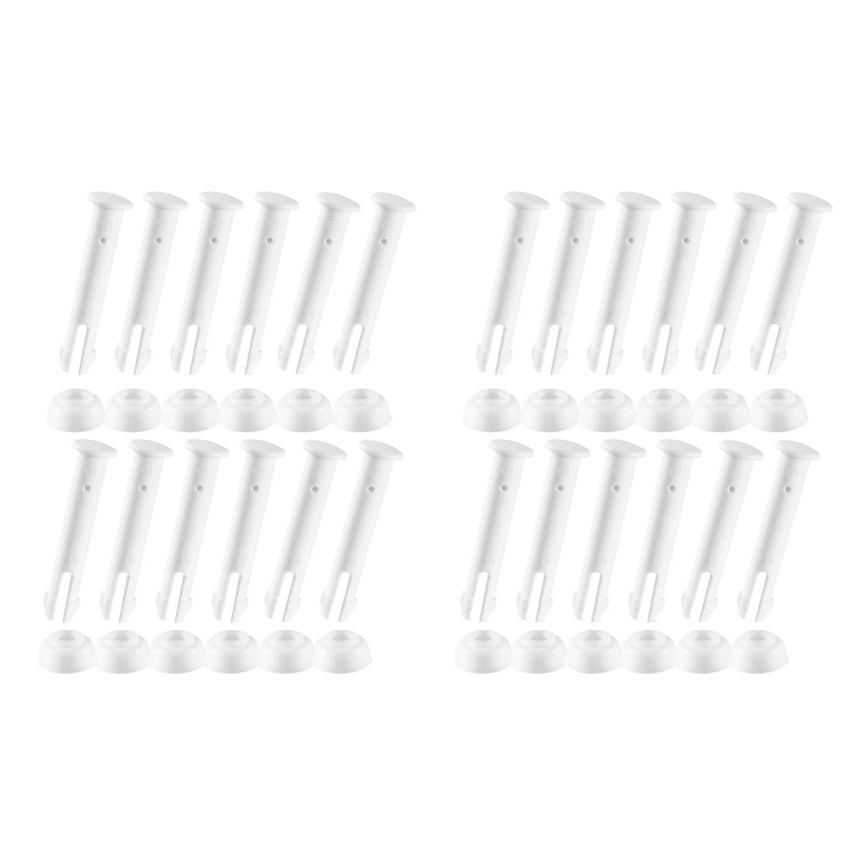 

Пластиковые Соединительные штифты для бассейна 24 шт. и резиновые уплотнения 24 шт. для Intex, детали для бассейна с круглой рамой 28270-28273 (дюйма)