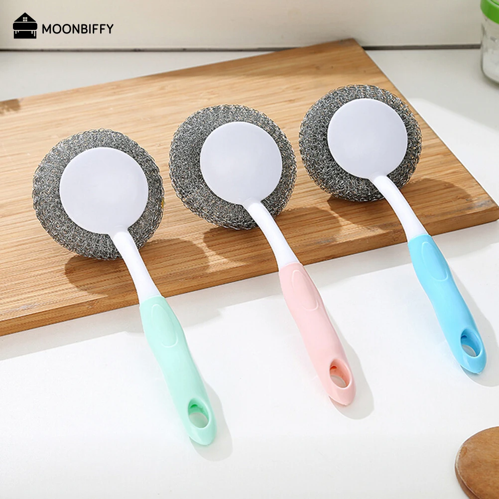 

1 шт., прочная щетка для чистки посуды, с ручкой