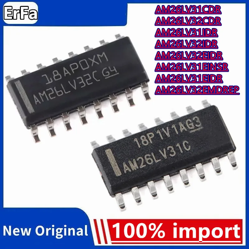 Am26lv32eчарм AM26LV31EINSR am26lv31eчарм AM26LV32EMDREP am26lv31чарм am26lv32чарм AM26LV32CDR AM26LV31CDR SOP16, 5 шт.