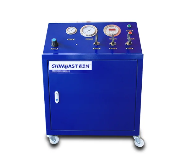 

High Pressure 32Mpa Single Stage Gas booster System Oxygen Filling Equipment with Automatic Stop Function Shineeast Brand