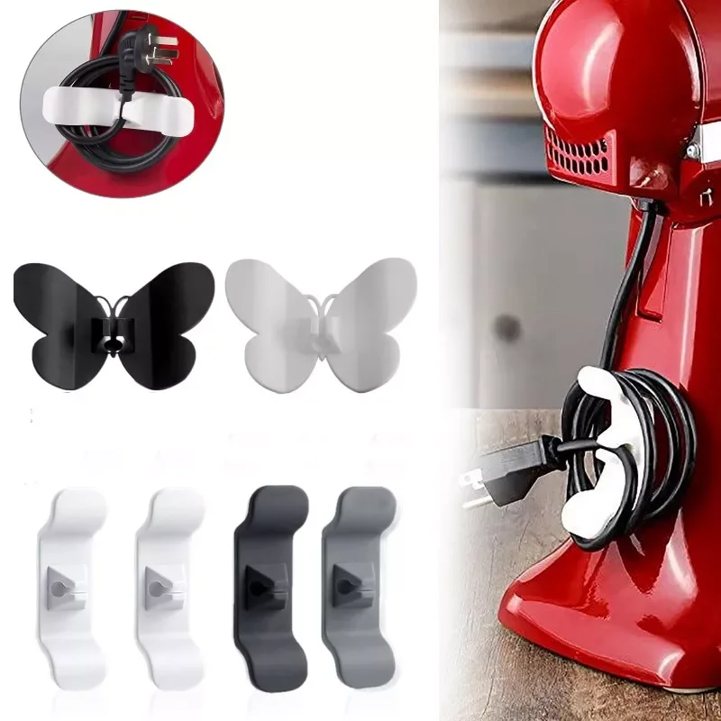 

2022New Cable Holder Clip Universal Kitchen Appliance Cord Winder Cord Wrapper Organizer For Blender Air Fryer Charging Cable Or