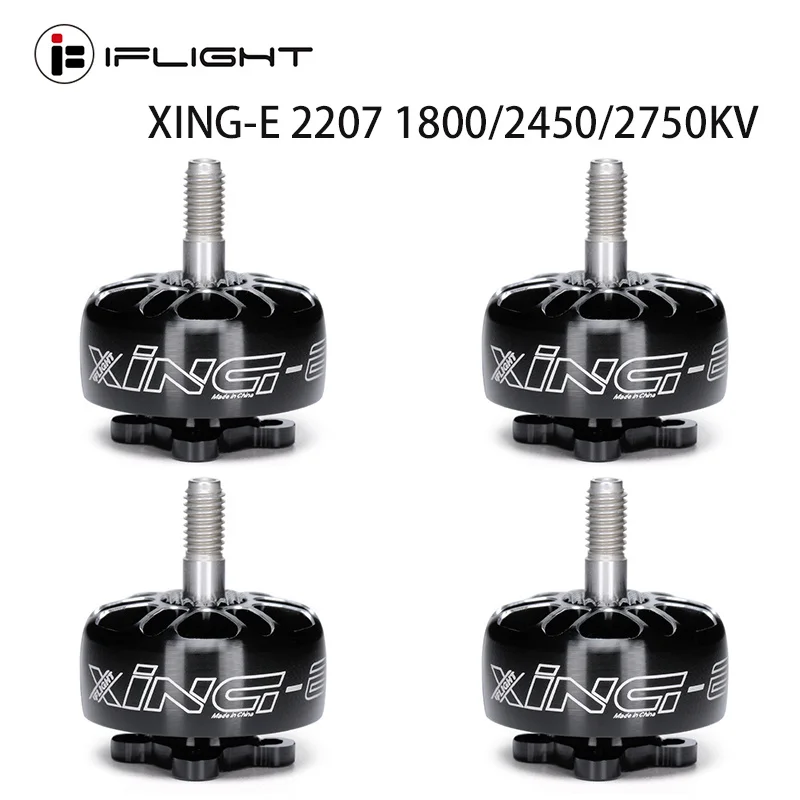 

IFlight XING-E 2207 1800/2450/2750KV Unibell Brushless Motor 2-6S Lipo Battery Compatible 5 Inch Propeller for FPV Racing Drone